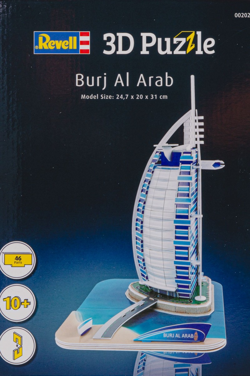 Revell RE00202 Burj Al Arab luxury hotel, 3D Puzzle