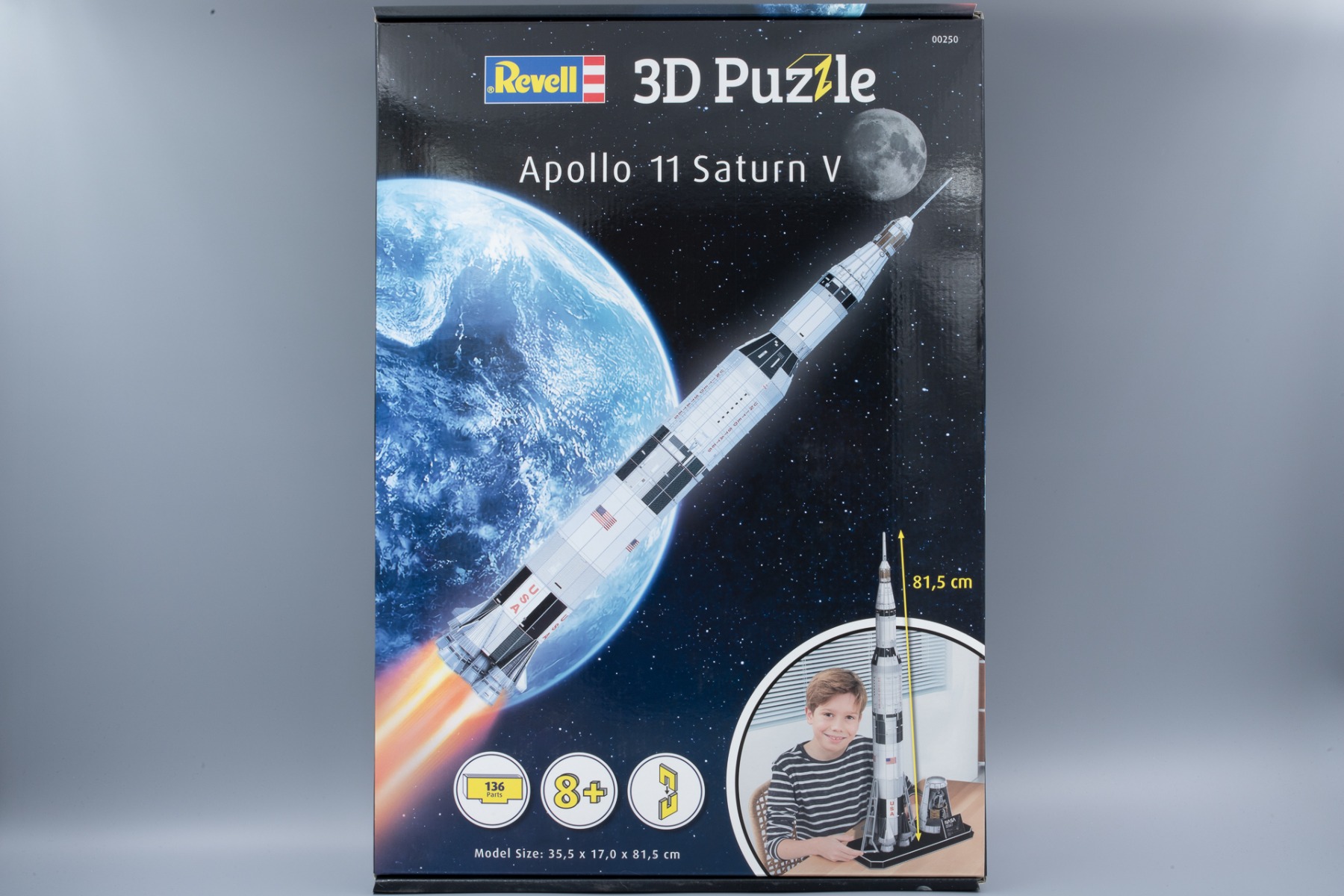 Revell RE00250 Apollo 11 Saturn V, 3D Puzzle