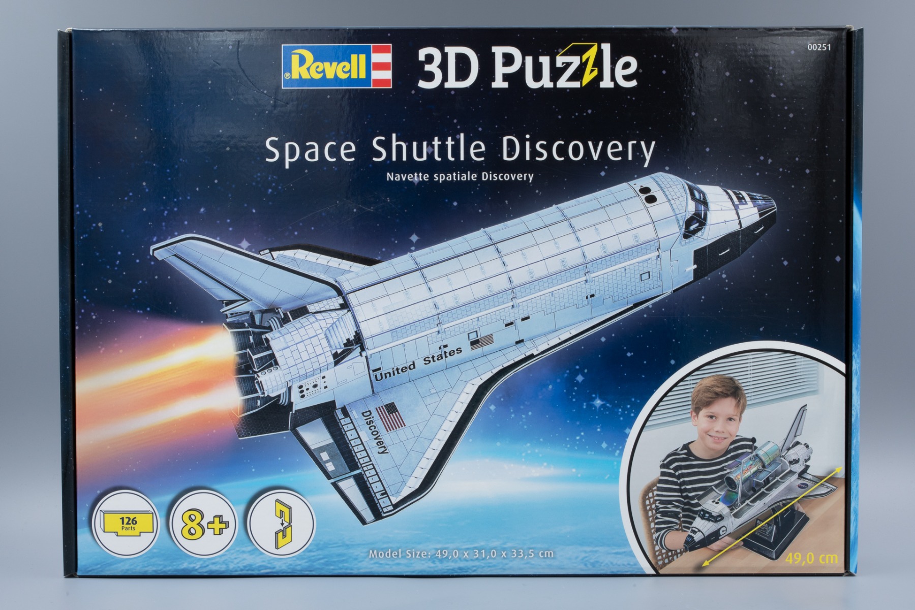 Revell RE00251  Space Shuttle Discovery, 3D Puzzle,