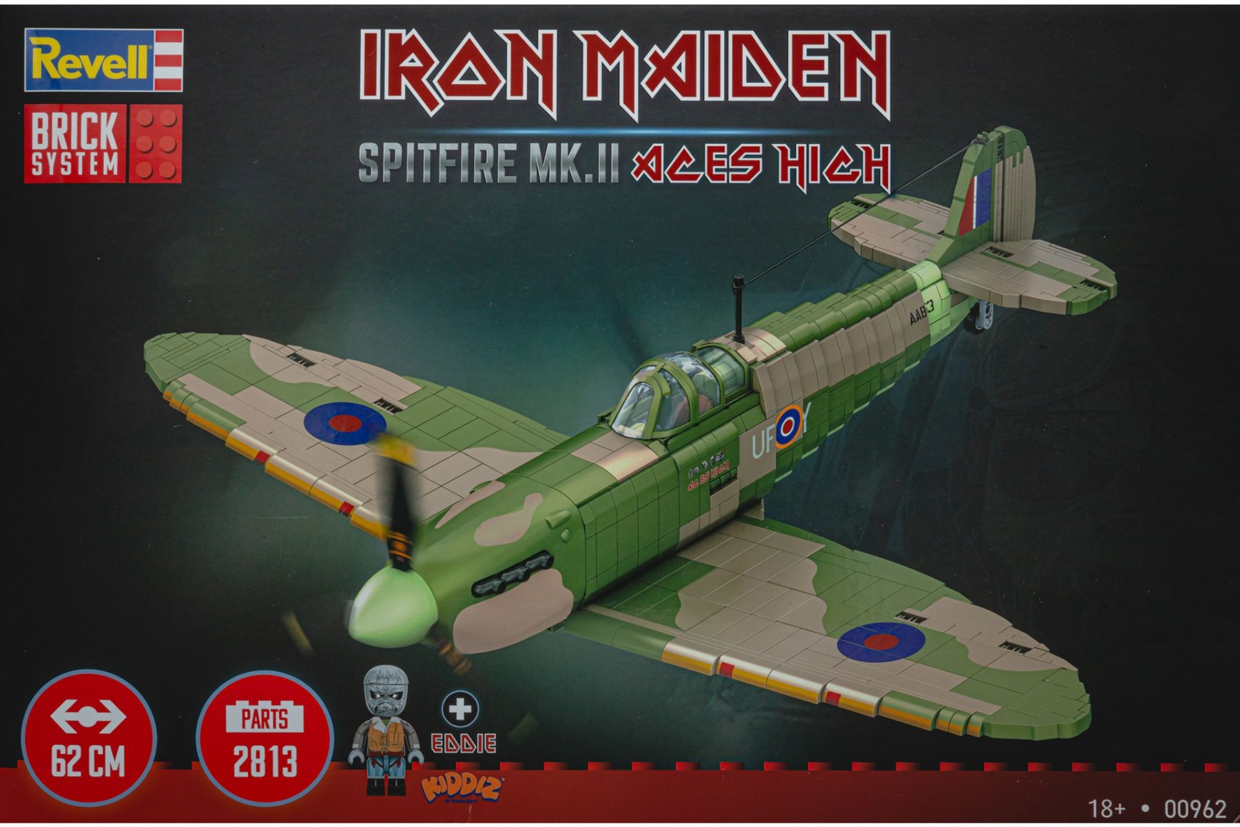 Revell RE00962 Iron Maiden Spitfire MK.II Aces High - Brick System Constructor