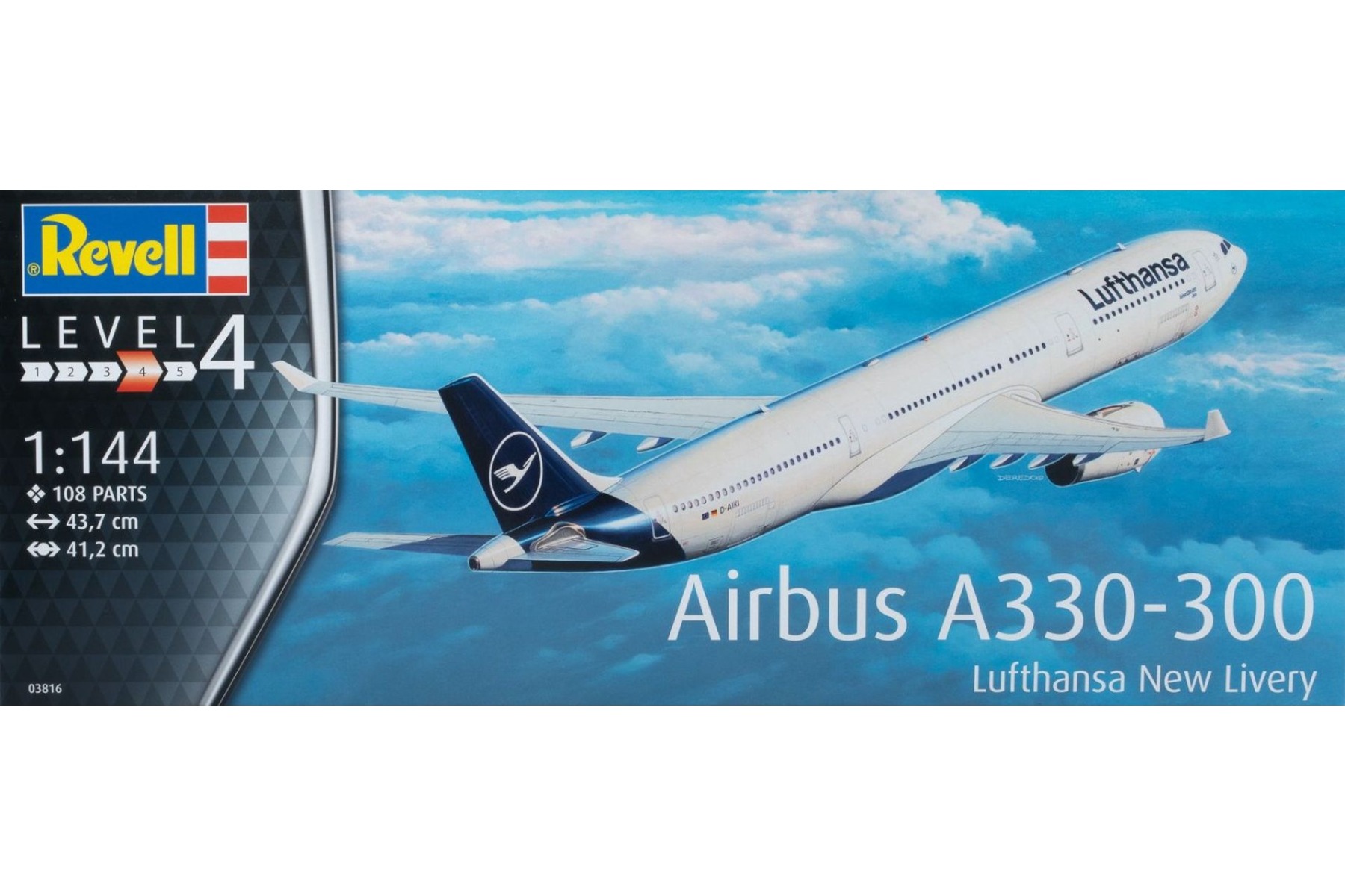 Revell RE03816 Airbus A330-300 “Lufthansa New Livery”, model kit
