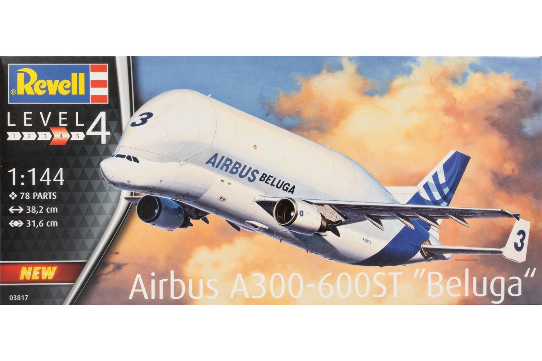 Revell RE03817 Airbus A300-600 ST “Beluga”, model kit