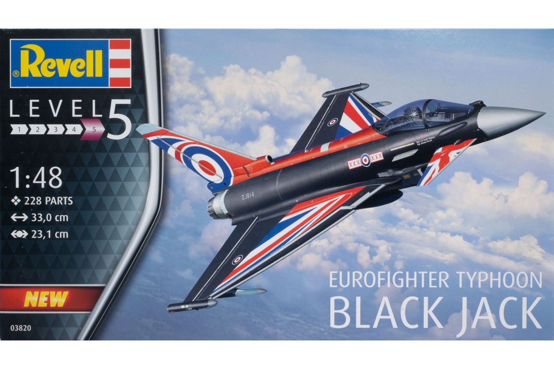 Revell RE03820 Eurofighter Typhoon „Black Jack“, model kit