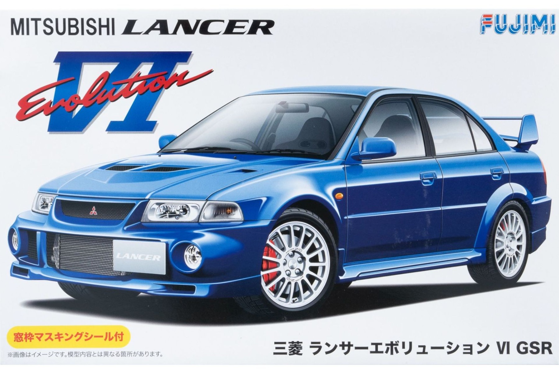 Fujimi FU03923 Mitsubishi Lancer Evolution VI GSR w/Masks, model kit