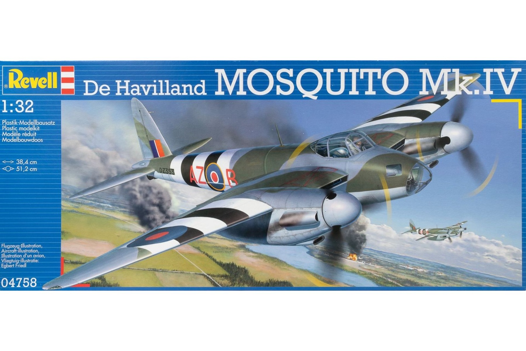 Revell RE04758 De Havilland Mosquito Mk.IV, model kit