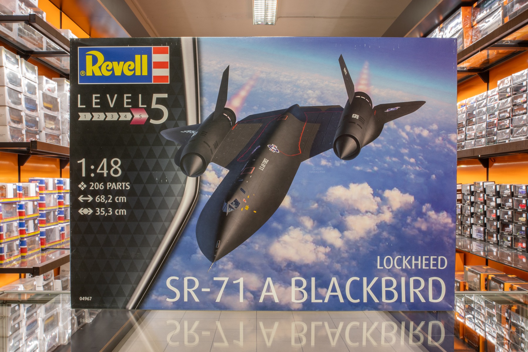 Revell RE04967 Lockheed SR-71 A Blackbird, model kit