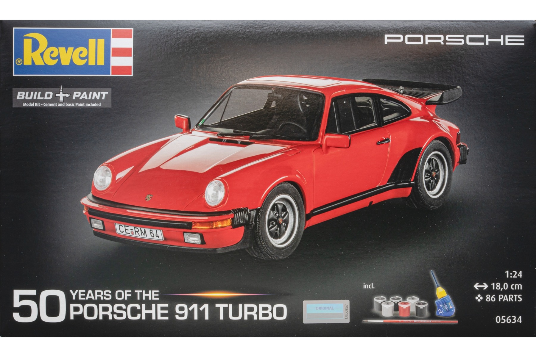 Revell RE05634 50 Years of the Porsche 911 Turbo, model gift set