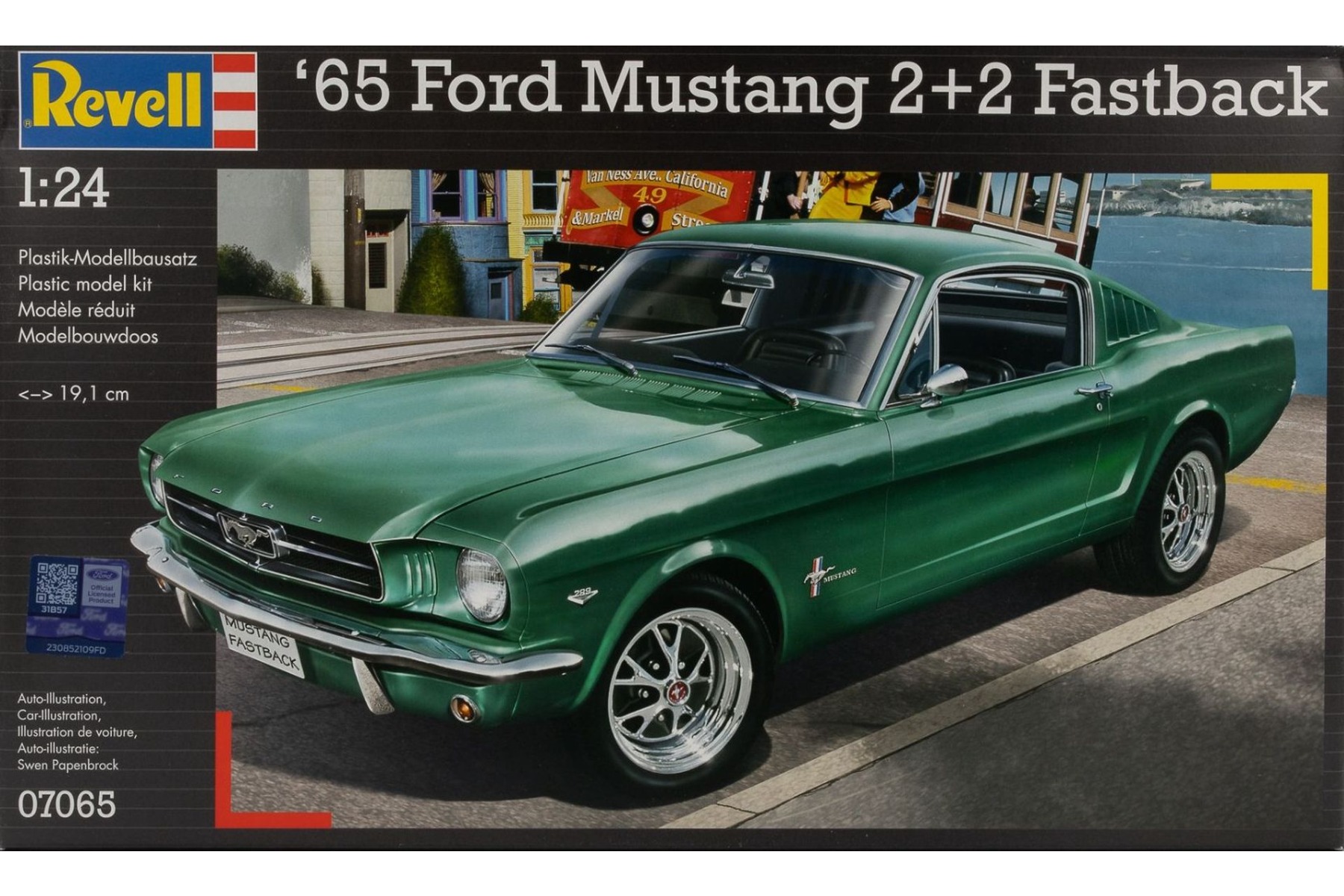 Revell RE07065 1965 Ford Mustang 2+2 Fastback, model kit