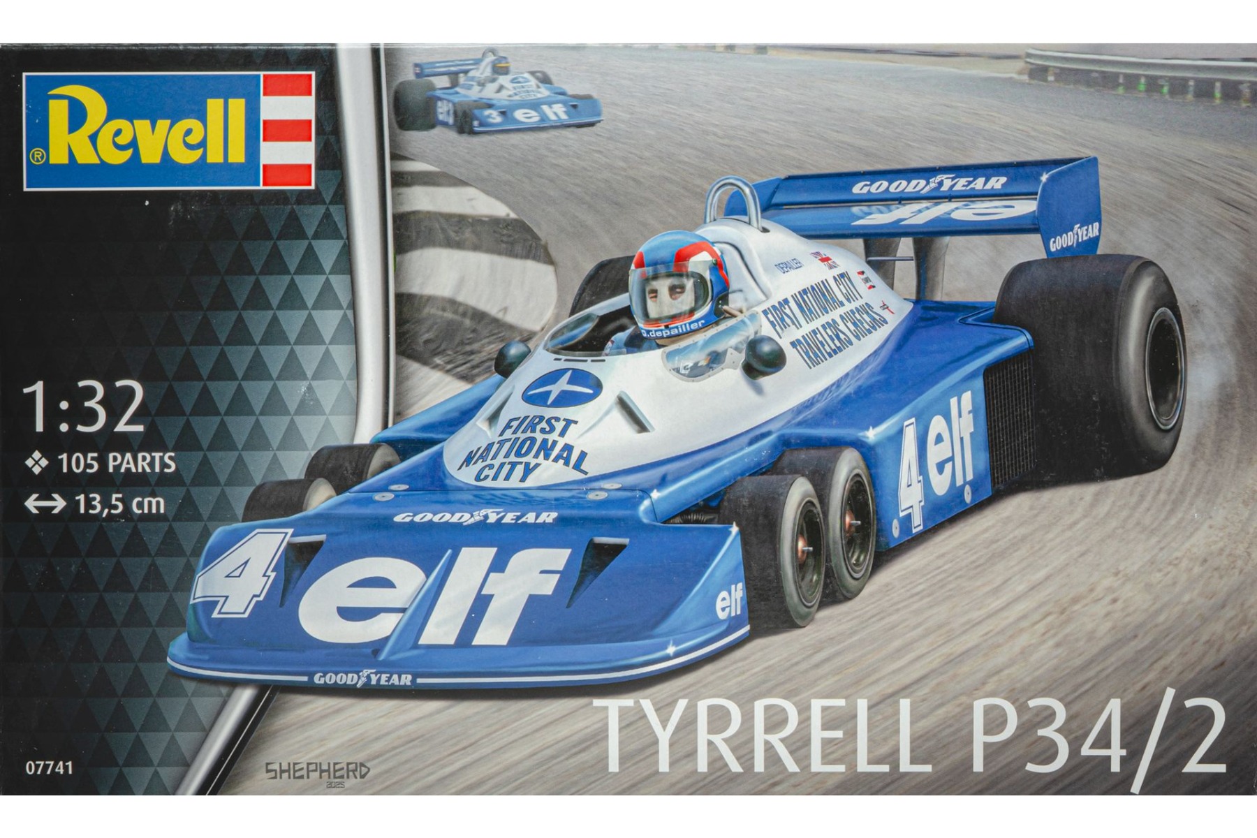 Revell RE07741 Tyrrell P34/2 Formula 1, F1, model kit