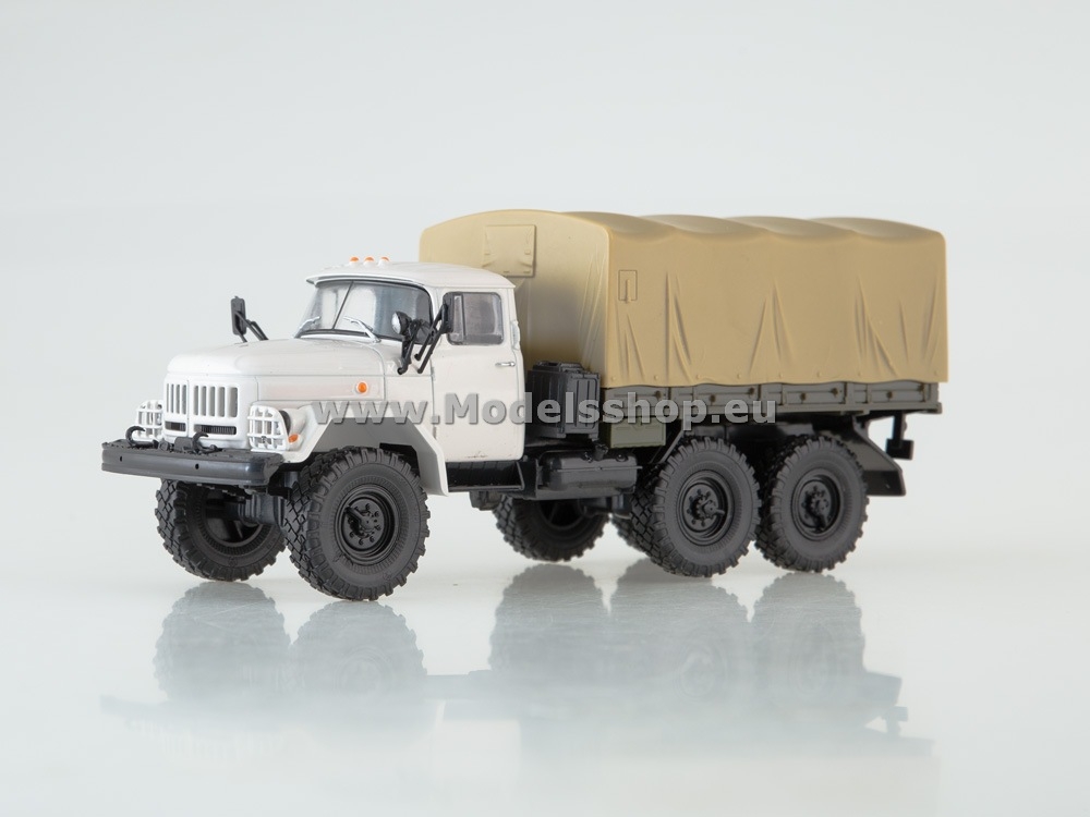 ZIL-131 flatbed truck /white-khaki/