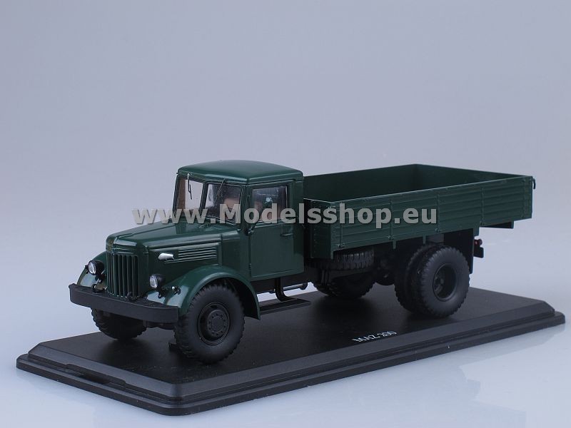 SSM1008 MAZ-200 flatbed truck /dark green/