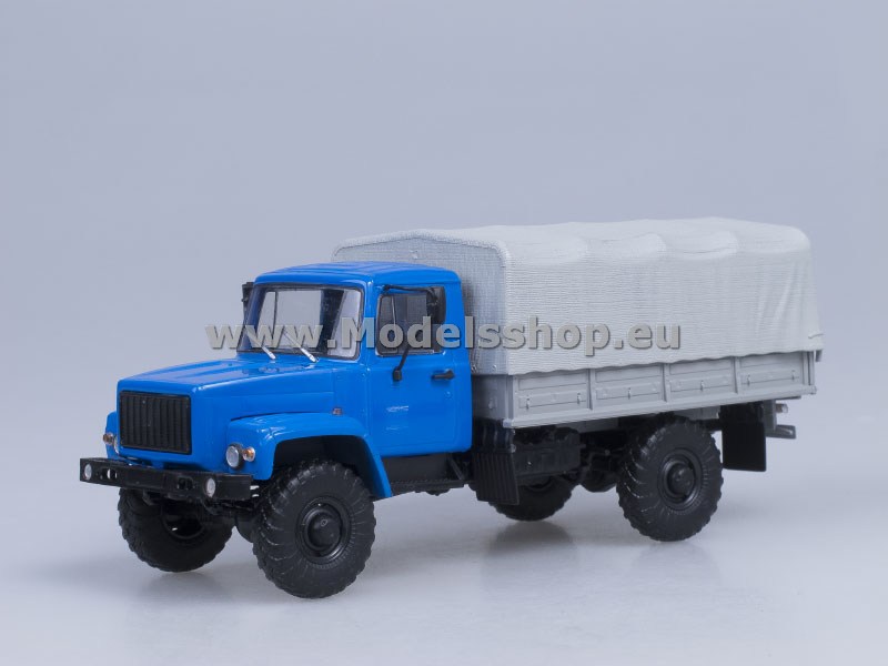 AI1010 GAZ-3308 4x4, flatbed truck with tent