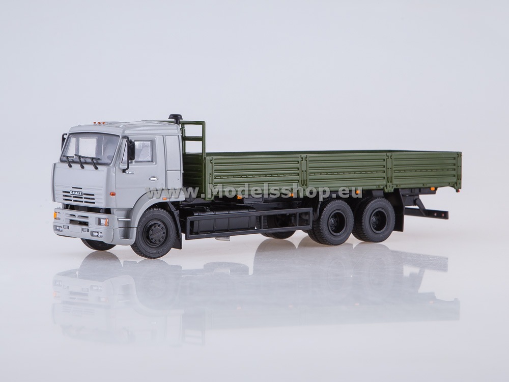 KAMAZ-65117 flatbed truck /grey-khaki/