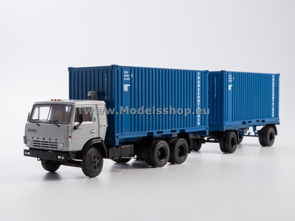 KAMAZ-53212 container truck with container-trailer GKB-8350
