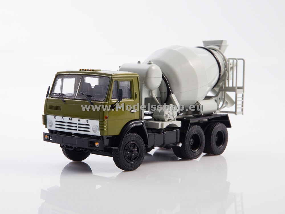 Cement-mixer truck SB-92 (KAMAZ-5511) /khaki - grey/