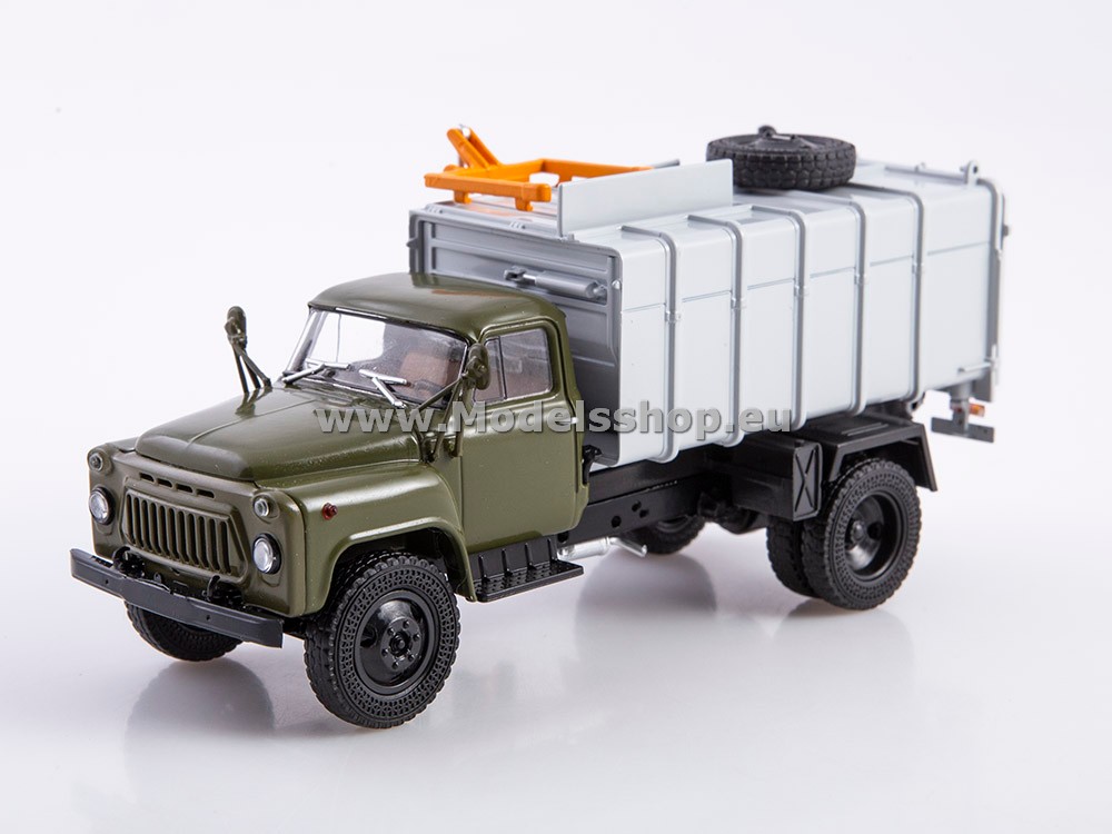 AI1235 Garbage truck KO-413 (GAZ-53) /khaki-grey/
