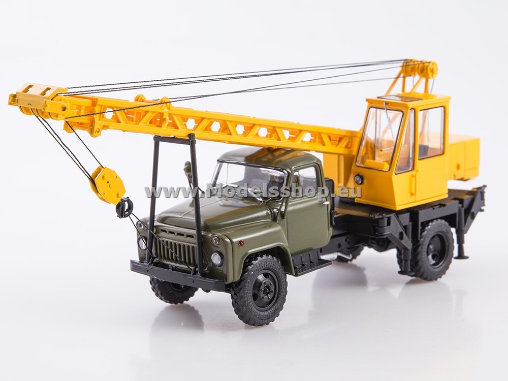AI1243 Crane truck KS-1562B(GAZ-53) /khaki - yellow/