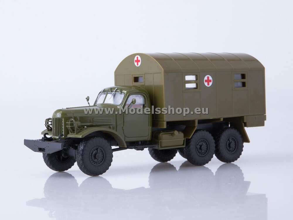 ZiL-157 kung-1M, military ambulance /khaki/