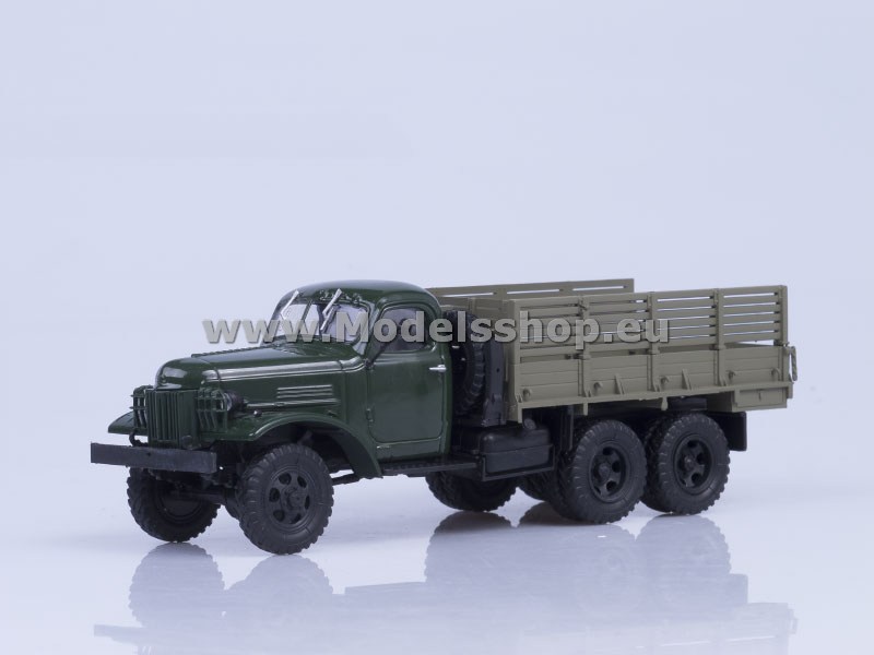 AI1046 ZIS-151 flatbed truck /green-brown/