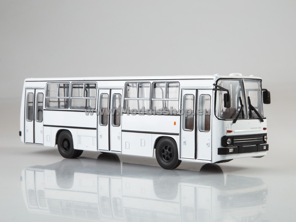 Ikarus 260 city bus, wide doors /white/