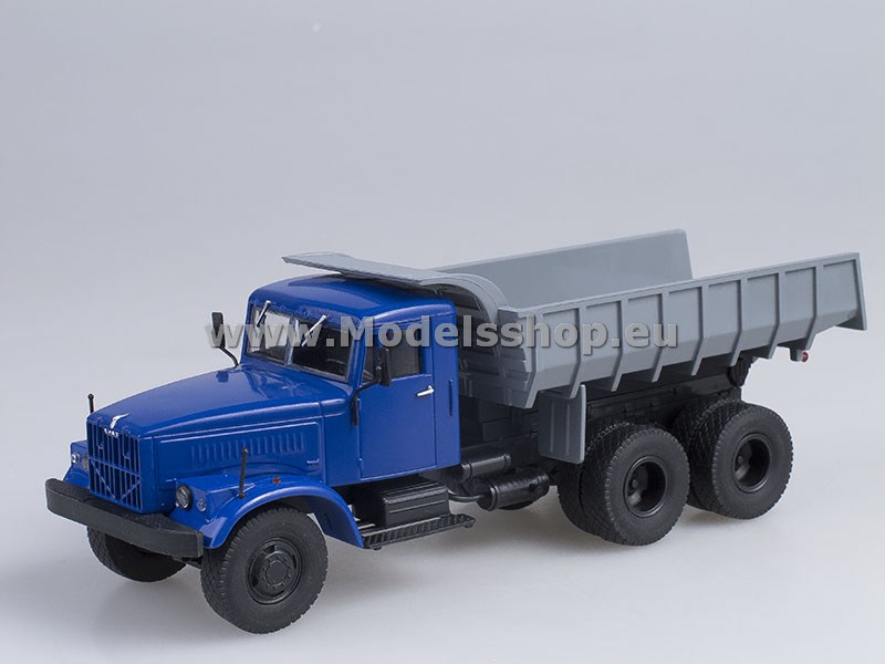 KRAZ-256B1 dumper truck /blue-grey/