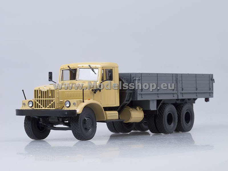 AI1052 KRAZ-257B1 flatbed truck /beige-grey/