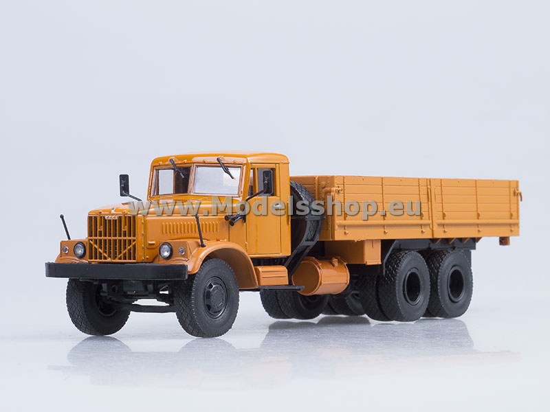 AI1053 KRAZ-257B1 flatbed truck /orange/