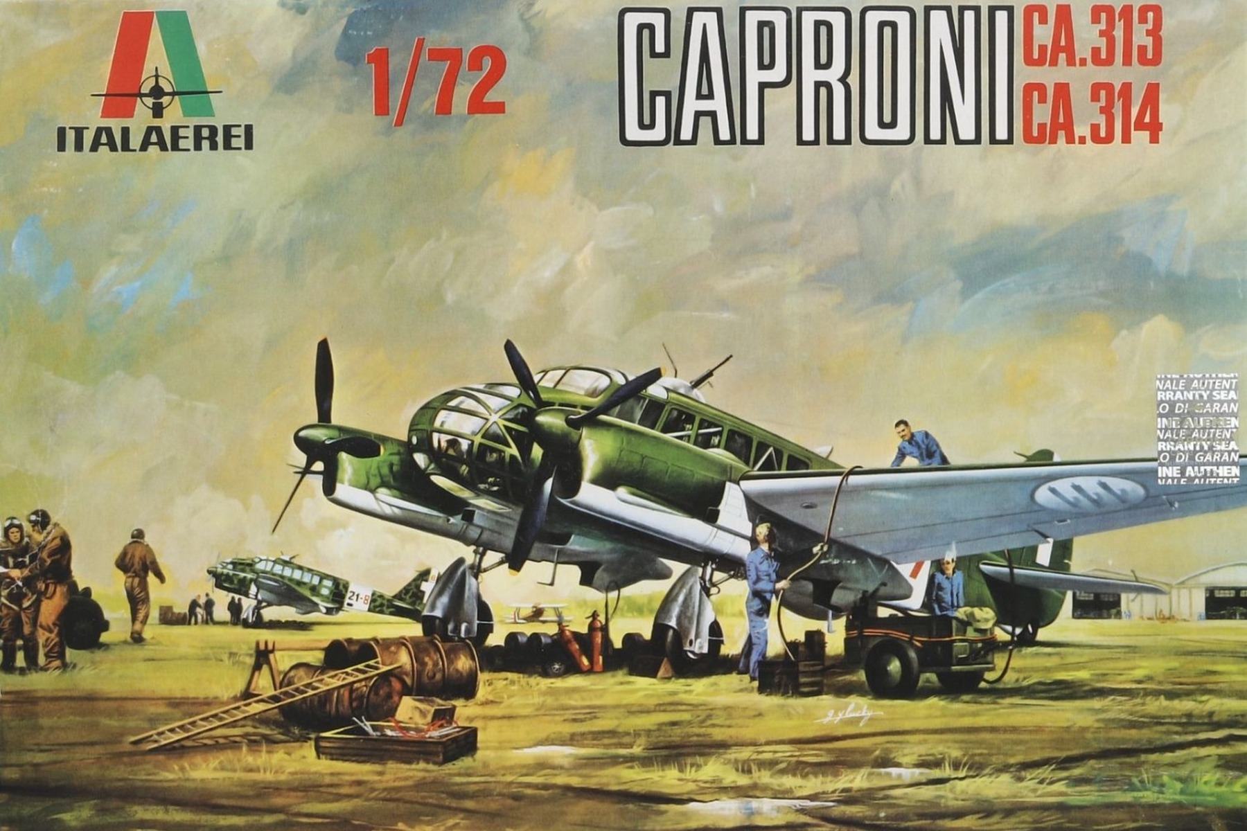 Italeri IT0106 Caproni Ca.313/Ca.314, Special Numbered Edition, model kit