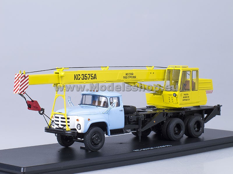 Crane truck KS-3575A (ZIL-133GYA) /yellow-blue/