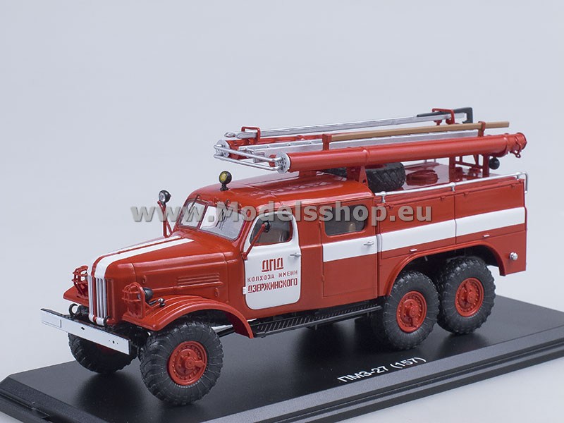 SSM1112 Fire truck PMZ-27 (ZIL-157K), DPD Dzerzhinsky kolkhoz