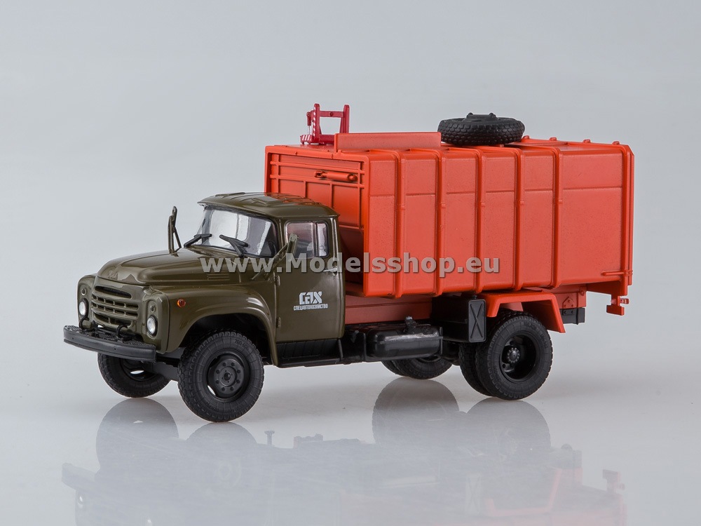 AI1121 Garbage truck KO-413 (ZIL-130) /khaki-orange/