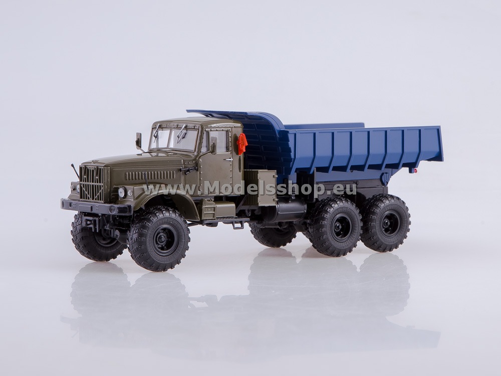 AI1124 KRAZ-255B 6x6 dumper truck /khaki-blue/