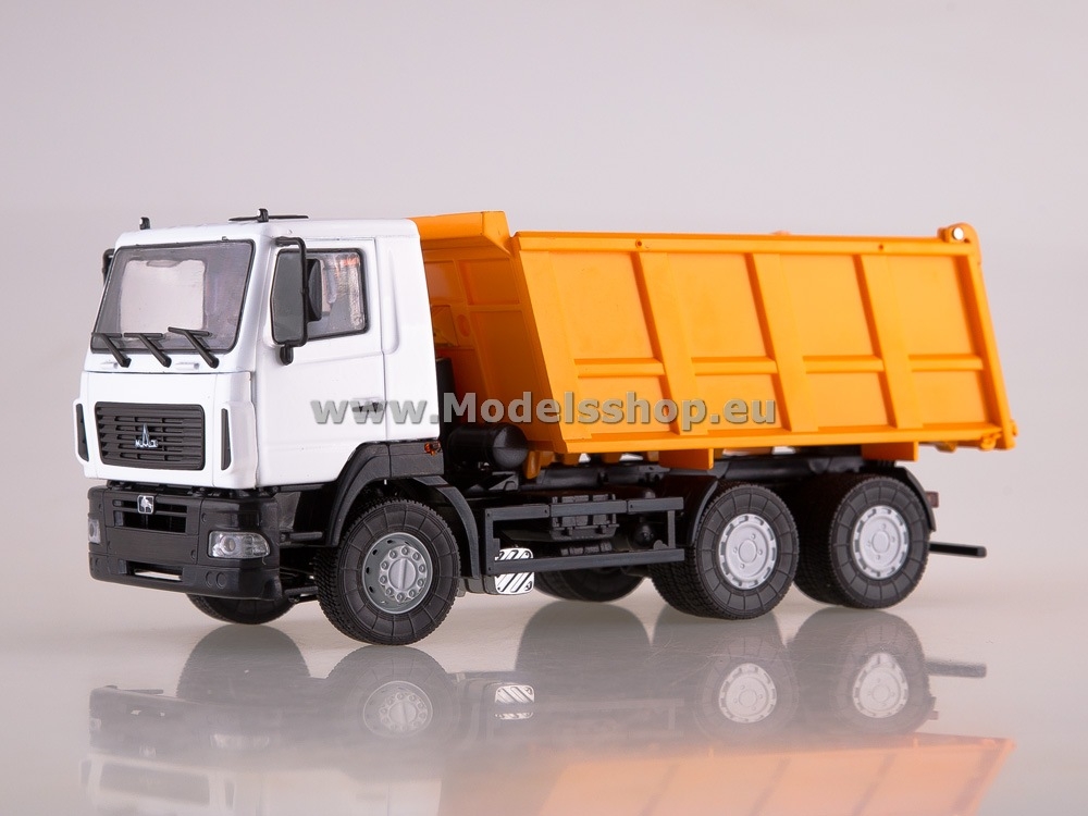 AI1138 MAZ-6501 dump truck (facelift) /white-orange/