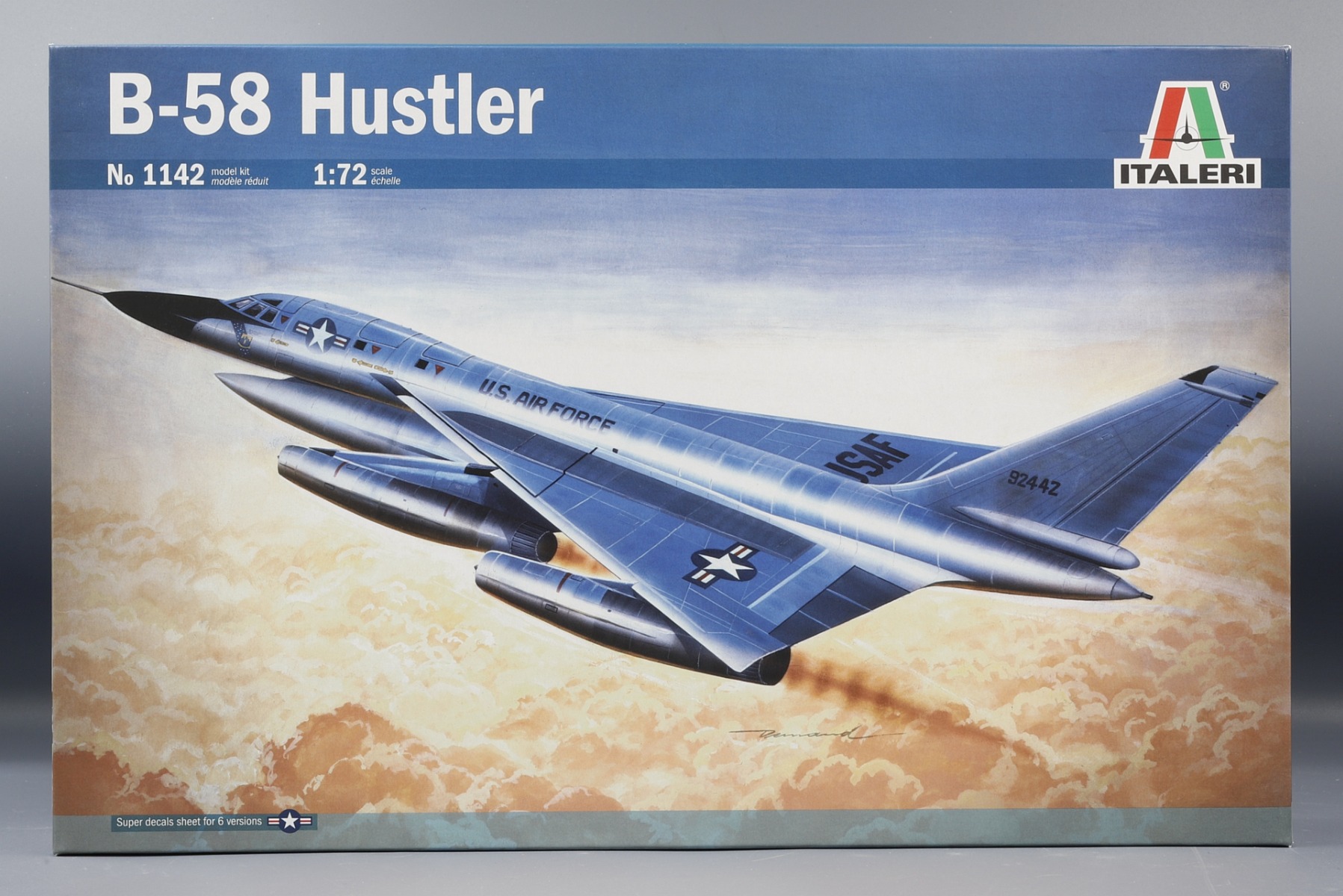 Italeri IT1142 Convair B-58 Hustler, model kit