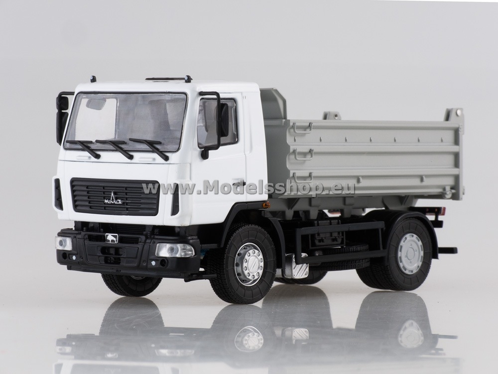 AI1147 MAZ-5550 dump truck (new version) /white-grey/