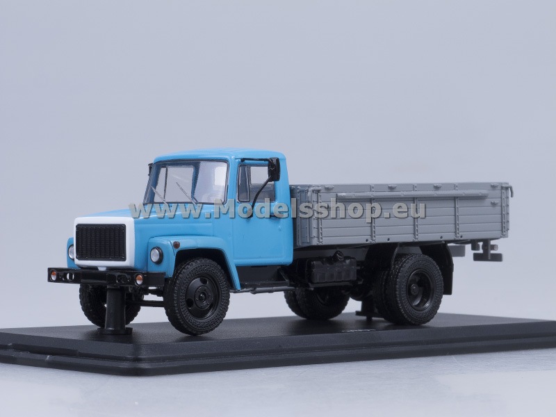 SSM1150 GAZ-3307 flatbed truck /blue-gray/