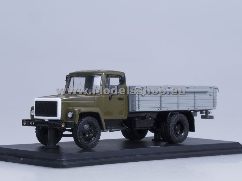SSM1151 GAZ-3307 flatbed truck /khaki-gray/