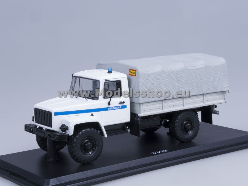 SSM1154 GAZ-3308 4x4 flatbed truck, Police