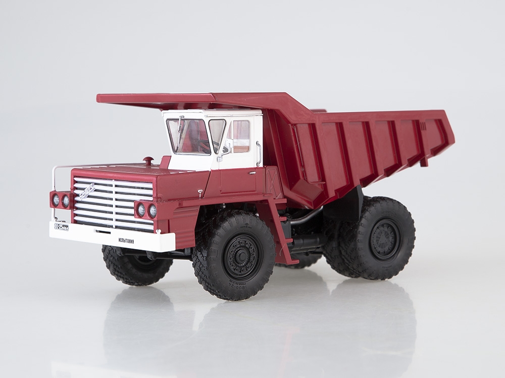 Belaz-540 quarry dump truck (exhibition version) /red-white/