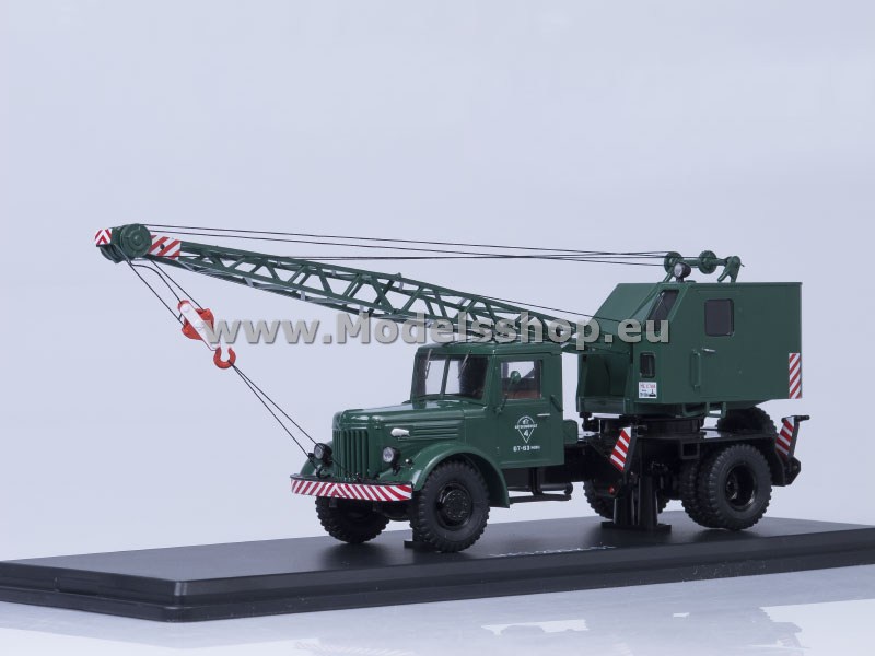 SSM1165 Truck crane K-51 (MAZ-200) with function /green/