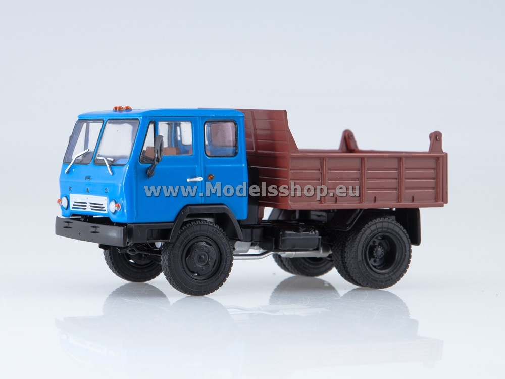 KAZ-MMZ-4502 dump truck /blue-brown/