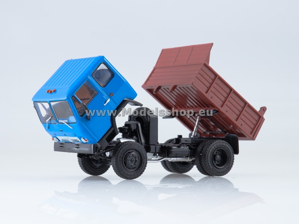 KAZ-MMZ-4502 dump truck /blue-brown/