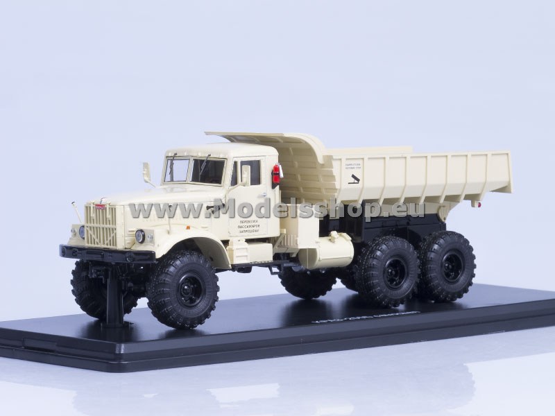KRAZ-255B dumper truck /beige/