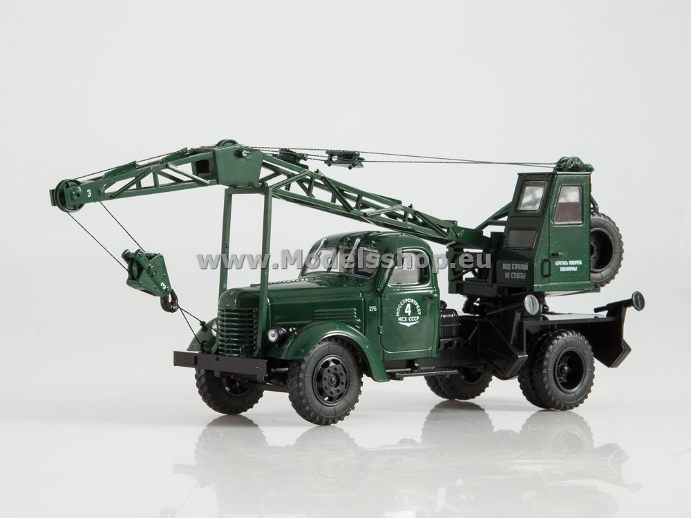 Truck-crane LAZ-690 (ZIS-150) /dark green/