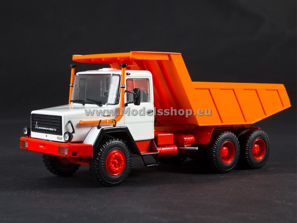 Magirus-Deutz 290D26K dump truck /white-orange/