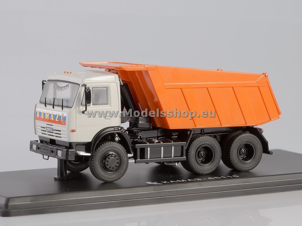 KAMAZ-65115 dumper truck /grey-orange/