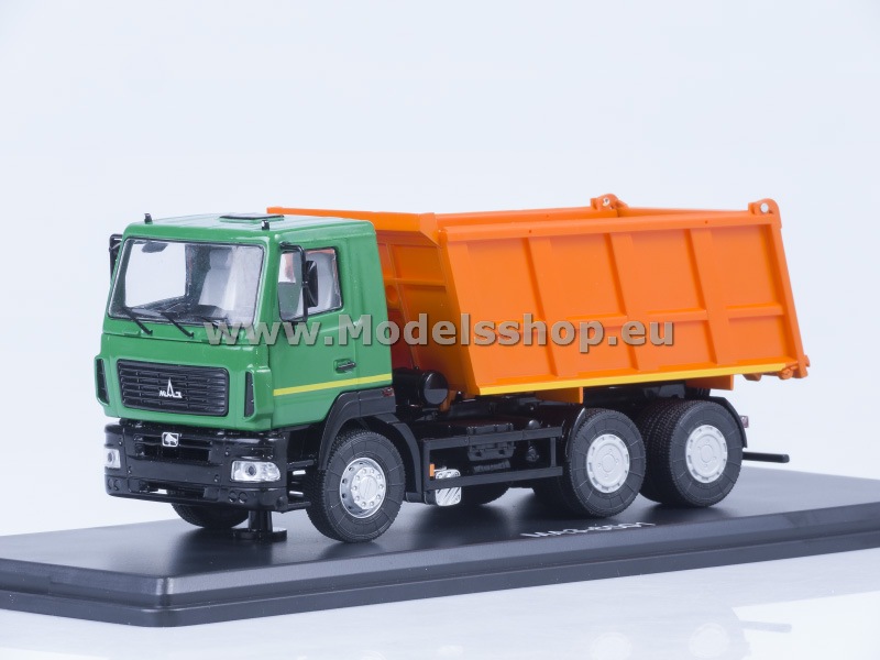 SSM1205 MAZ-6501 dumper truck (facelift) /green-orange/