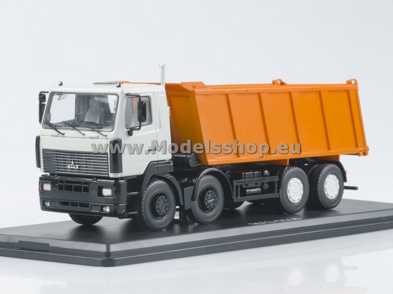 SSM1207 MAZ-6516 dump truck 8x4 /white-orange/