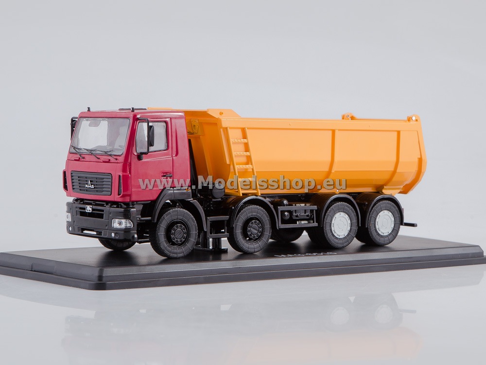 SSM1208 MAZ-6516 dump truck 8x4 (facelift) /red-orange/