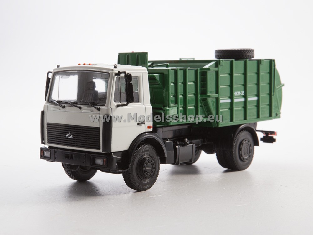 AI1208 MKM-35 (MAZ-5337) Garbage truck /white-green/